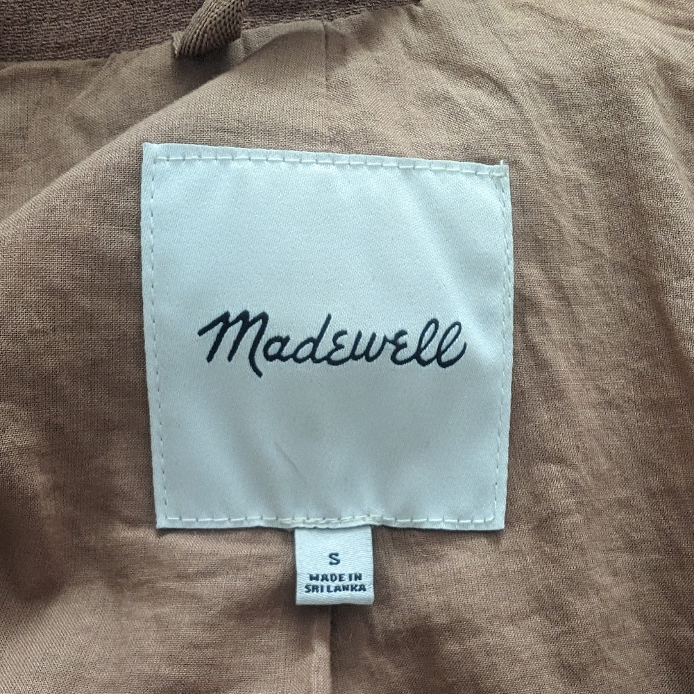 Madewell cotton-linen Larsen Blazer GUC - Picture 5 of 6